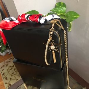 Yves Saint Laurent YSL Beauty Hard Makeup Pouch to Vanity Crossbody Bag Purse